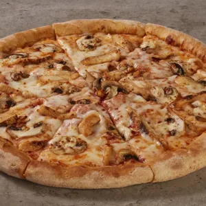 Pizza Pollo con Champiñones